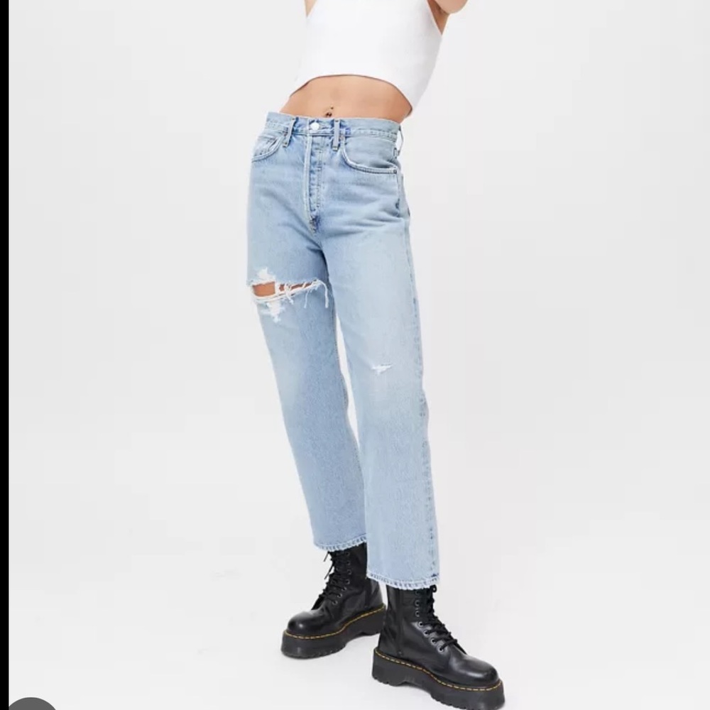 Agolde 90s crop jeans echo